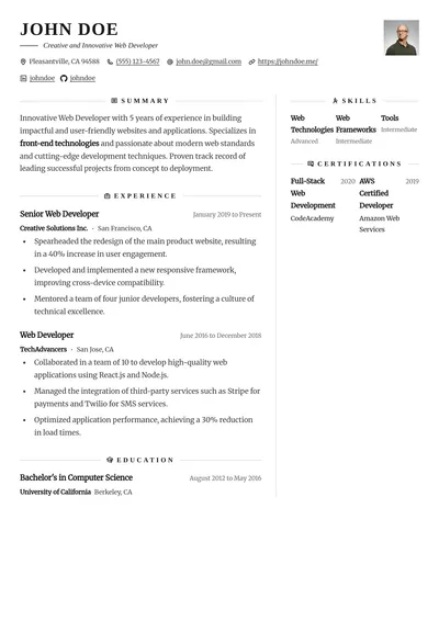 Template 18 preview